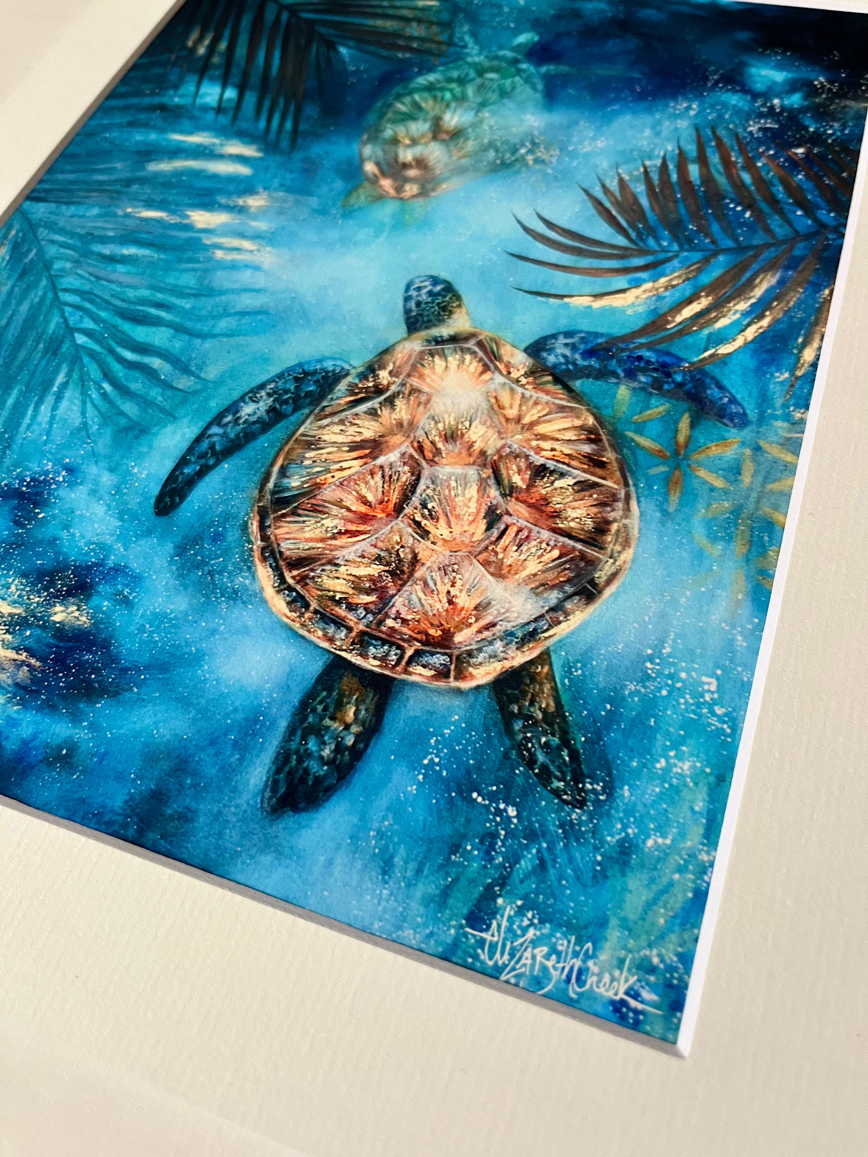 Trust the Current - Fine Art Print with Mount